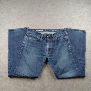 Gap Jeans Mens 32x31 Blue 1969 Relaxed Straight Leg 100% Cotton Denim Pants